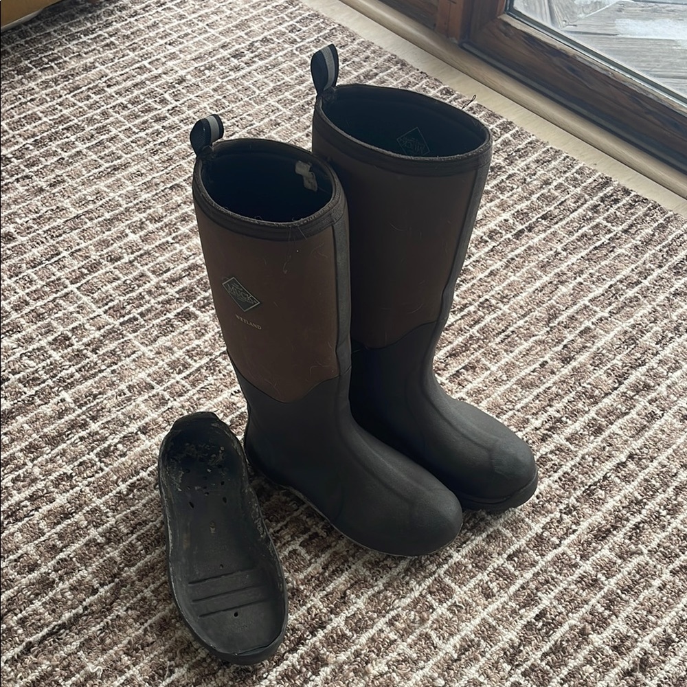 COPY - Muck Wetland Boots in Brown and Black